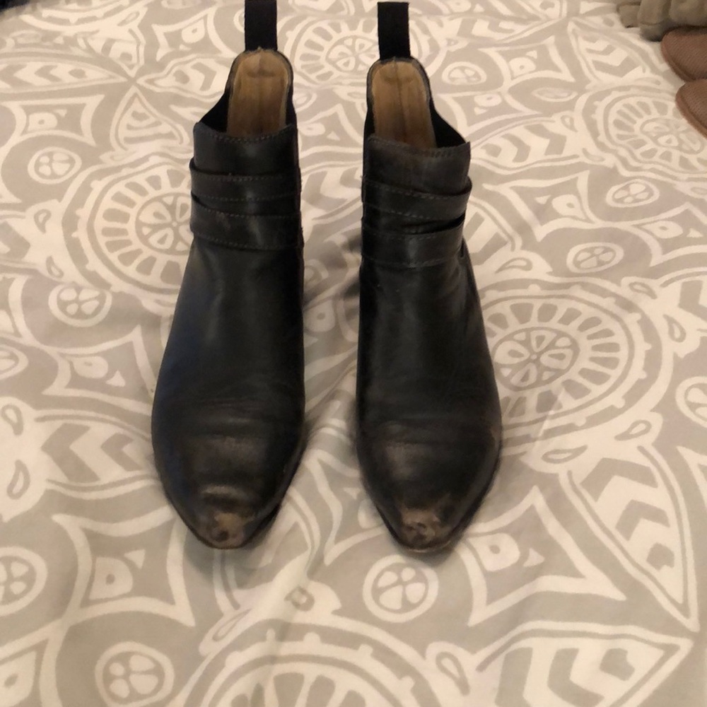 Bed Stu ankle booties black